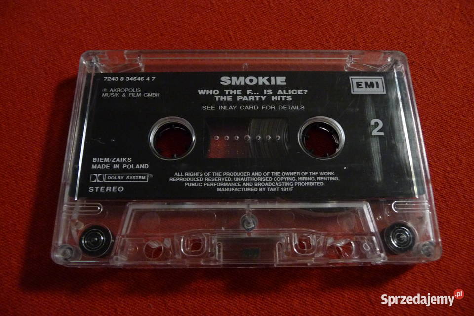 Smokie Who The F Is Alice The Party Hits kaseta Lublin