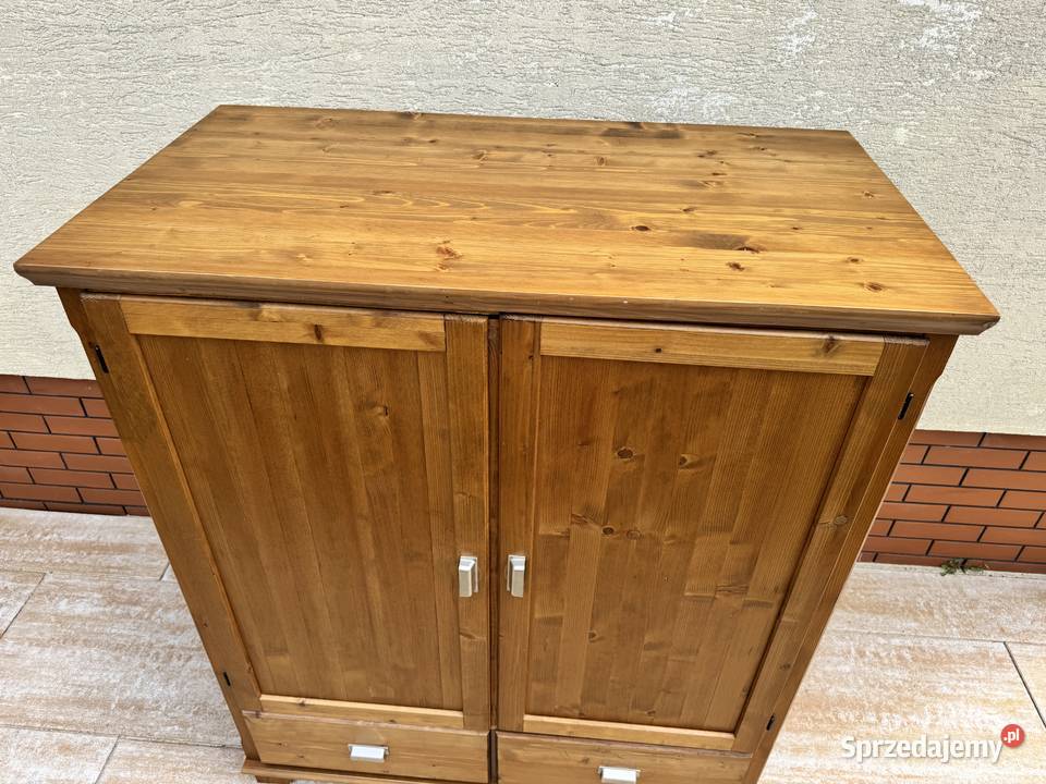 Szafka drewniana komoda szafa regał ikea markor