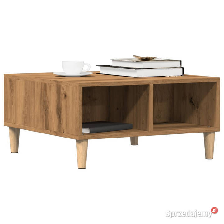 Stolik kawowy dąb artisan 60x60x30 WM856441 Warszawa