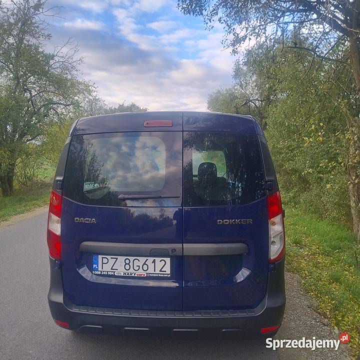 Dacia dokker 2015 16benzynaLPG stan nowa butla Stęszew