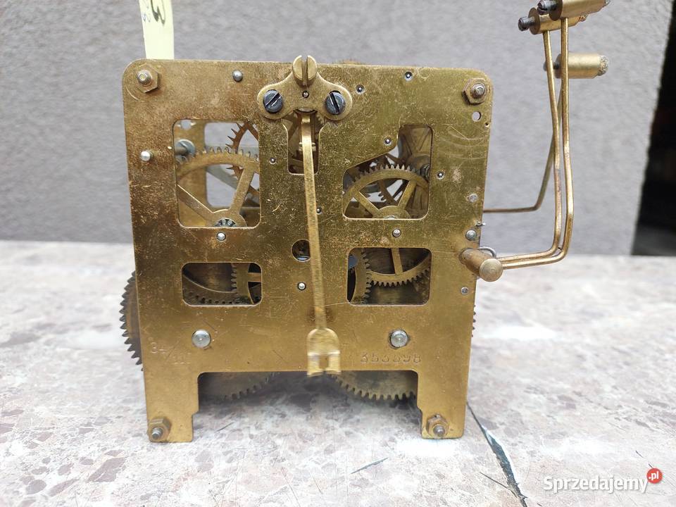 623 Mechanizm małego zegara ściennego Mauthe Tczew sprzedam
