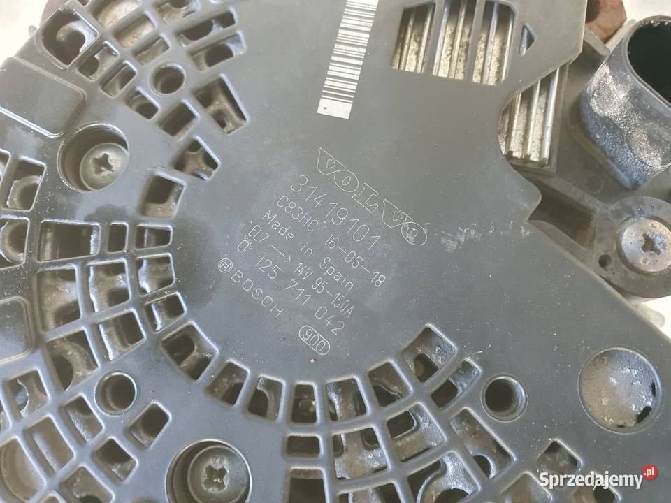 ALTERNATOR Volvo V40 II 20 D D2 150A 31419101 osobowe Chełm sprzedam