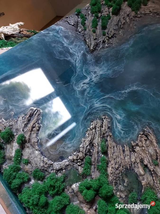 Obraz żywica epoxydowa rzeźba naturalny mech Wyposażenie wnętrz Rzeszów