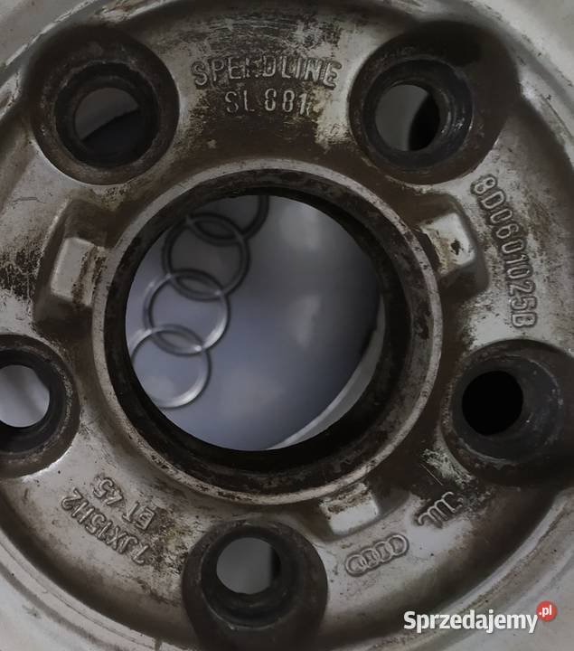 Felga aluminiowa Audi 15 5x112 Speedline 3 A4 B5