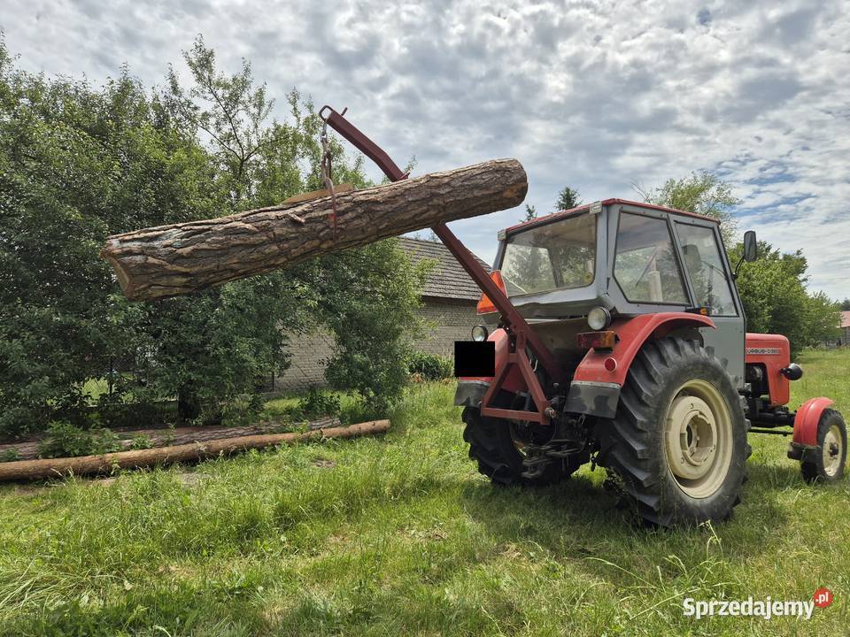 Dźwig żuraw podnośnik ramię do ciągnika kleszcze