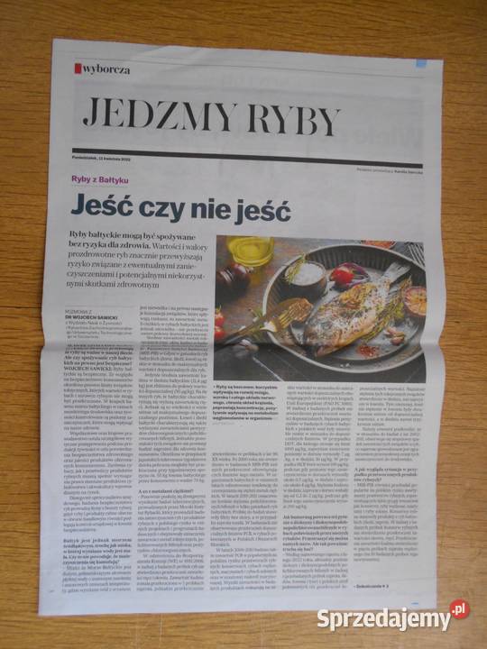 Jedzmy ryby trzy dodatki Gazeta Wyborcza miękka Parczew