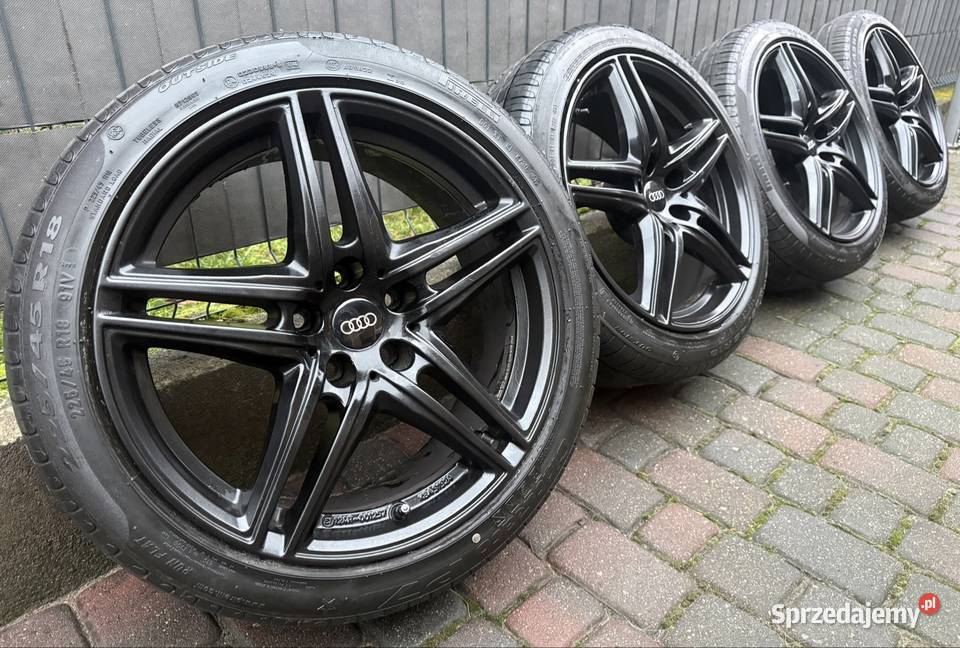 18 Audi A4 A5 A6 felgi koła komplet 5x112 ET30 Samochodowe Lubasz
