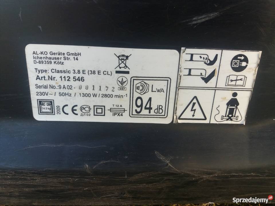 Kosiarka elektryczna ALKO 38 E