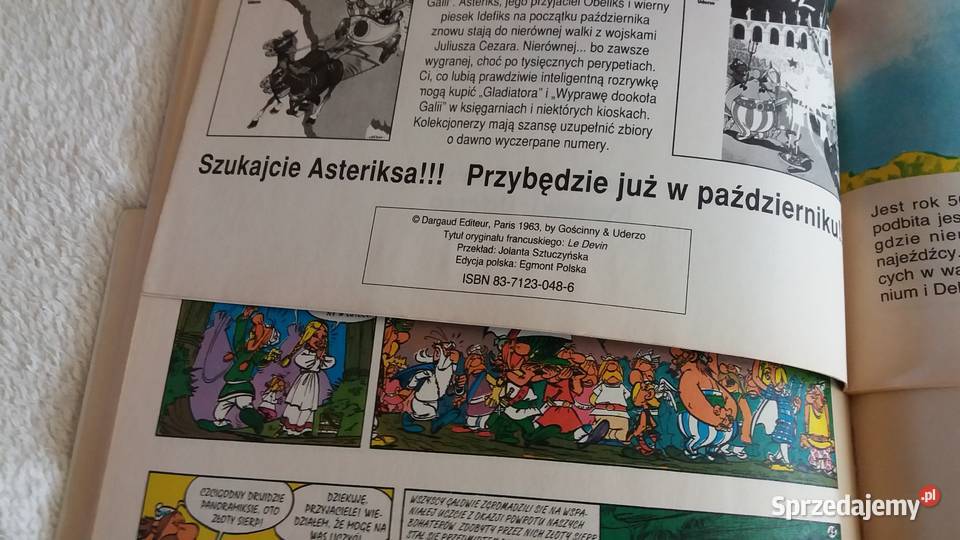 Asterix oryginalne Komiksy lata 90te Kubuś Płońsk sprzedam