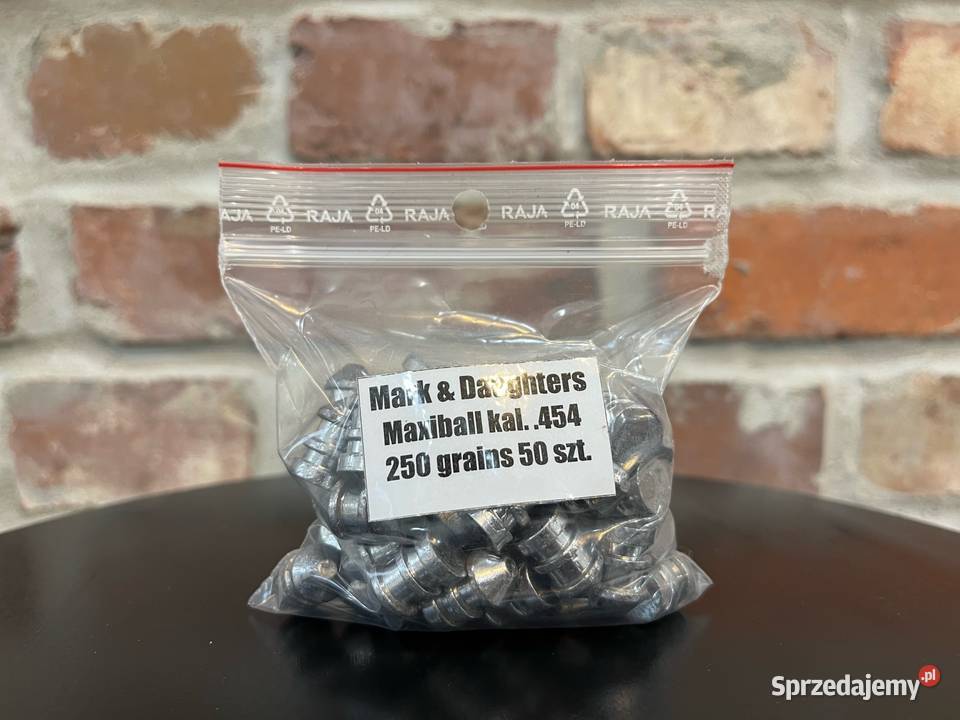 Pociski ołowiane Maxiball 454 250 grain grain śląskie sprzedam
