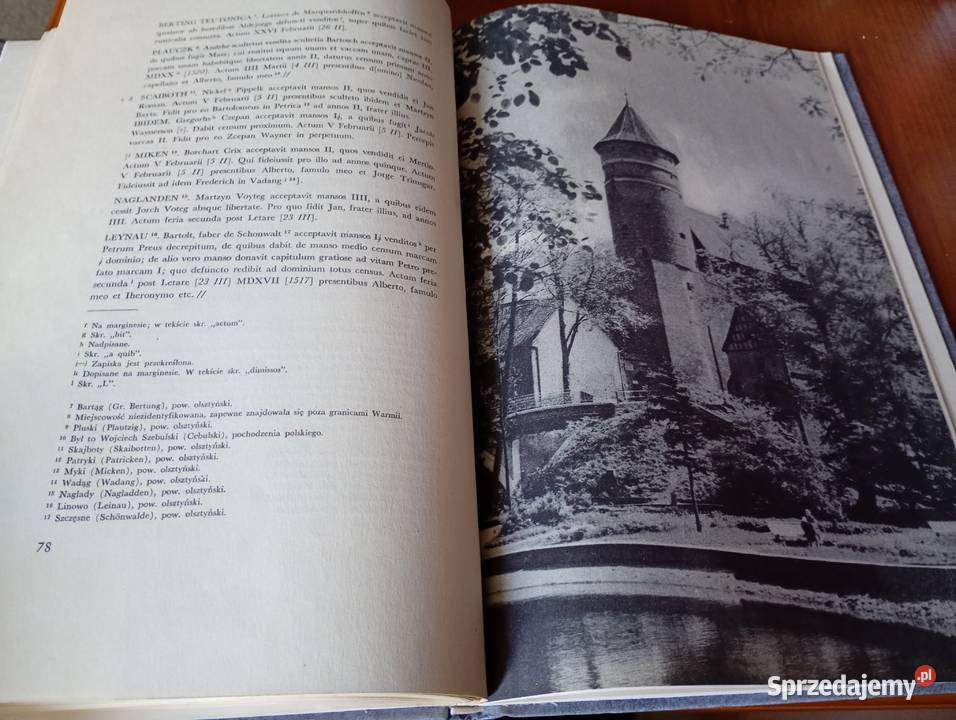 Mikołaja Kopernika Lokacje łanów opuszczonych historia Książki i Podręczniki pomorskie Gdańsk