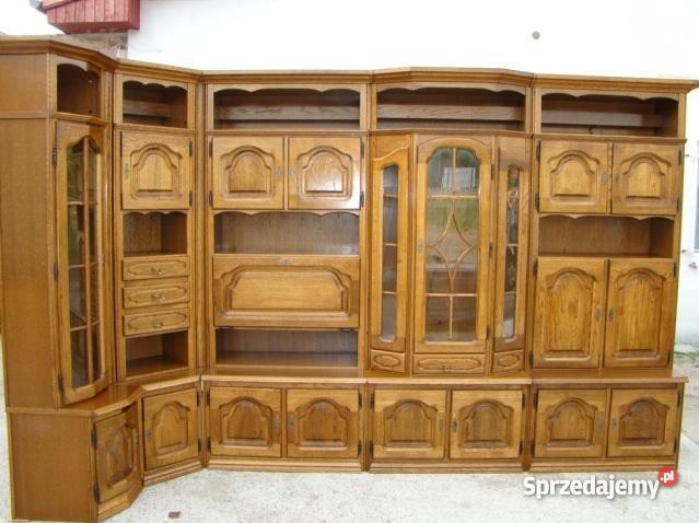 Meblościanka dębowa narożna Bezpłatny