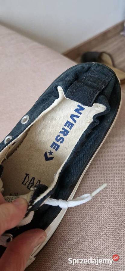 Trampki converse all star r 37 czarne na gumce tkanina