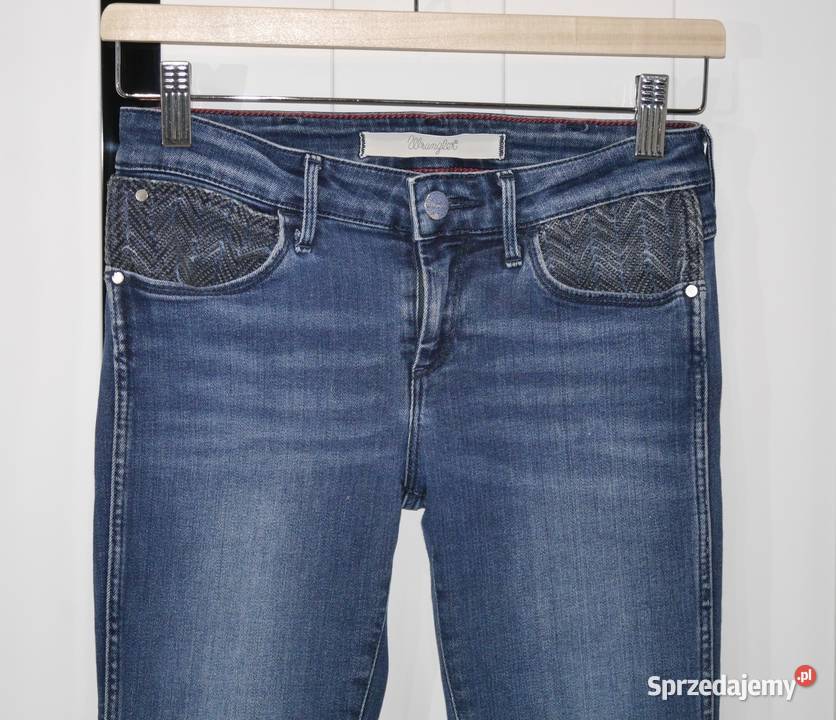 Wrangler świetne spodnie rurki 34 XS Wrocław sprzedam