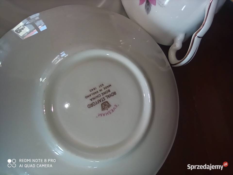 Filiżanka z talerzykiem deserowym Evesham Royal Gdańsk