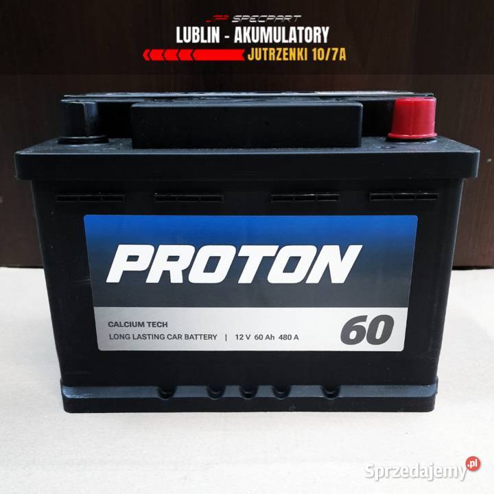 Akumulator PROTON 60Ah 480A