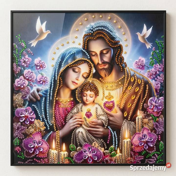 Święta rodzina w wyklejance diamentowej małopolskie Kraków