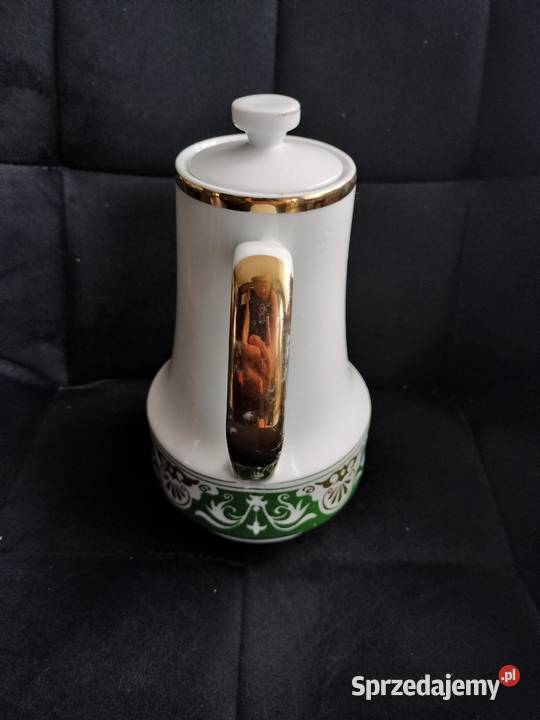 Dzbanek duży z Chodzieży ręcznie malowany zachodniopomorskie Choszczno