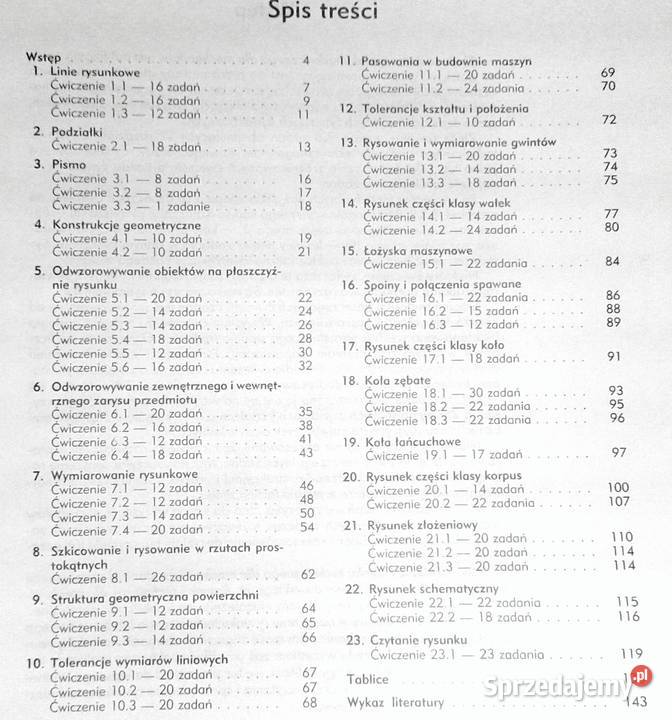 Zbiór zadań z rysunku technicznego mechaników miękka