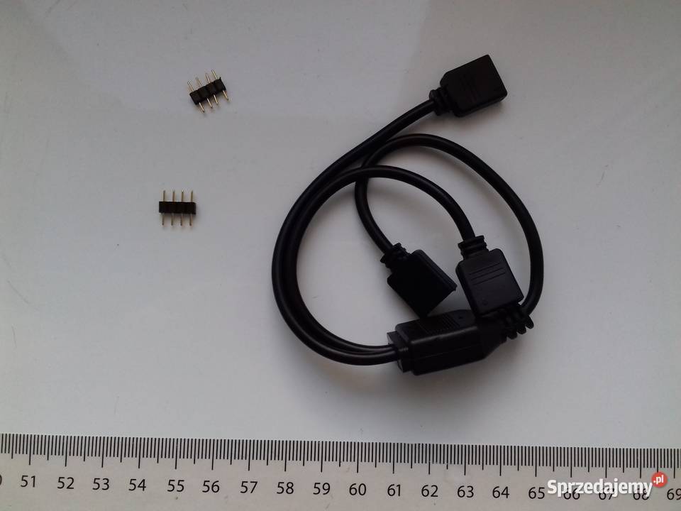 Kabel rozdzielacz na dwa łącznik do LED ARGB 12V kujawsko-pomorskie Bydgoszcz