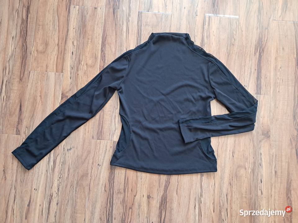 nowa czarna bluzeczka z siateczką rozmiar S brak