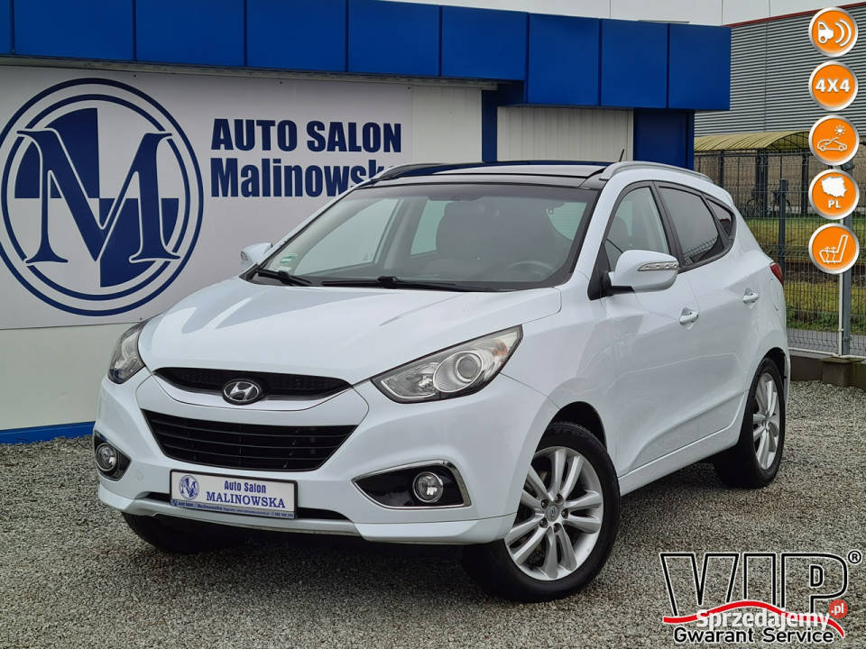 Hyundai ix35 4x4 Szyberdach Skóra Grzane Fotele Wągrowiec