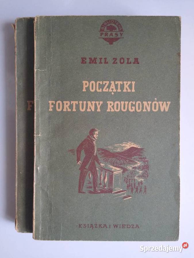 Początki Fortuny Rougonów Emil Zola tom 1 2 Gdańsk