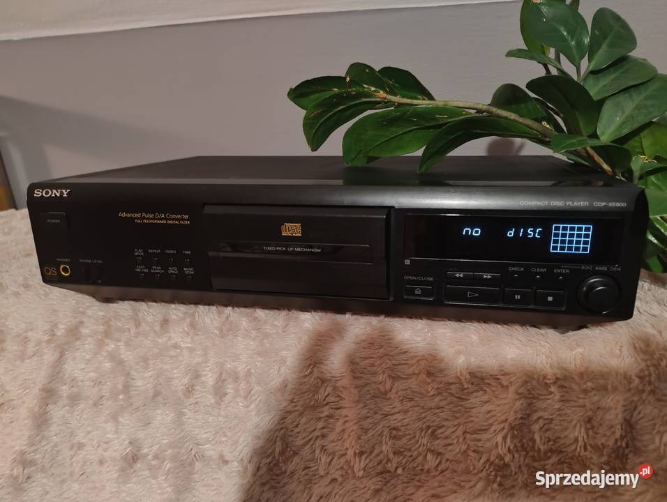 Odtwarzacz CD sony cdp xe 800 z pilotem Trzebuska sprzedam
