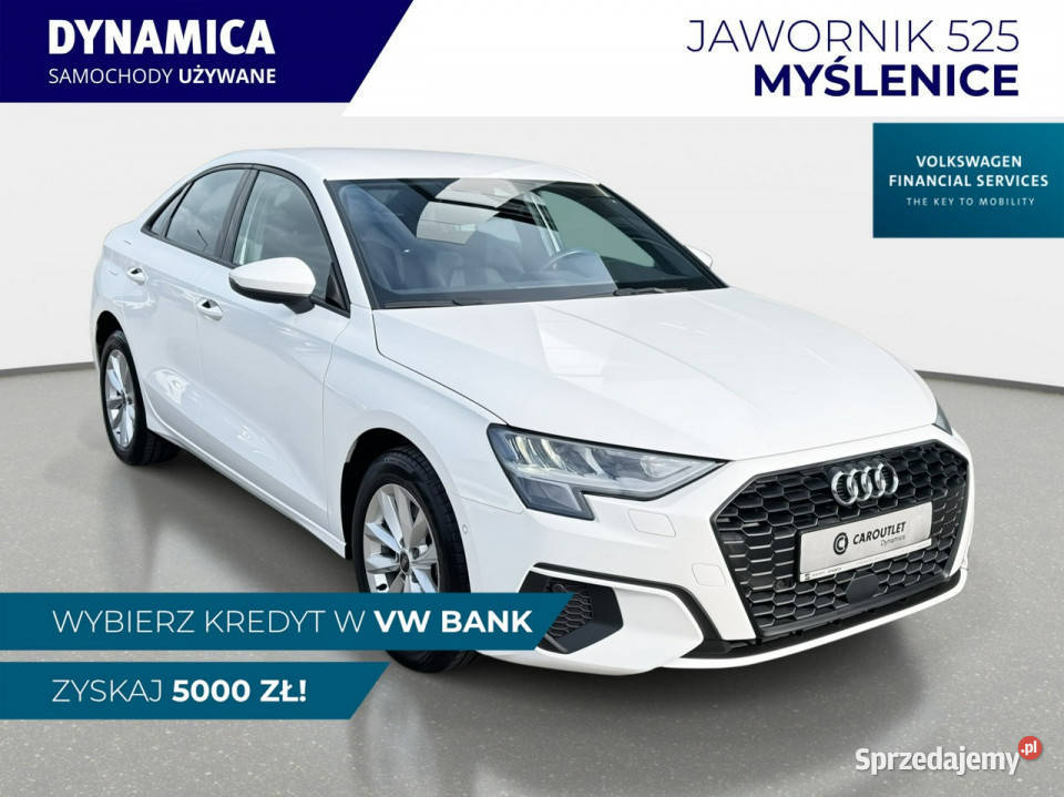 Audi A3 Limousine VAT 23 35TFSI mHEV 150 Stronic czujnik deszczu Myślenice sprzedam