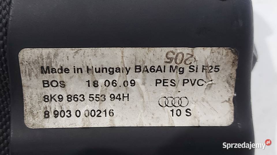 AUDI A4 B8 12r roleta bagażnika 8K986355394H Kielce