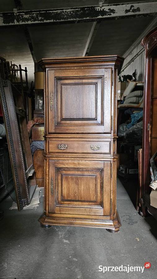 Pojedyncza szafa dębowa lity dąb 1 komplet Meble dolnośląskie Wałbrzych