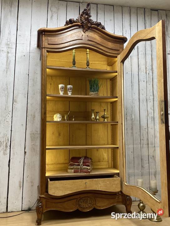 BIBLIOTEKA witryna Ludwik XV oryginał Francja Warszawa sprzedam