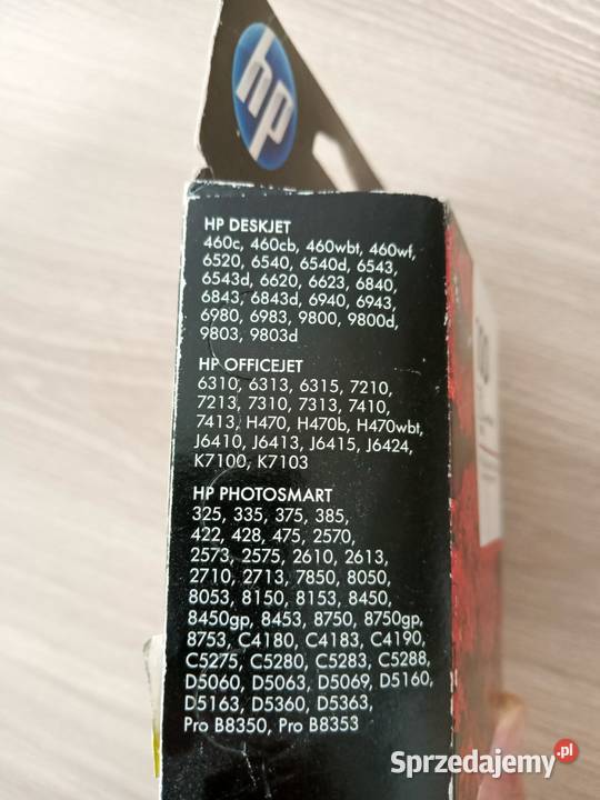 Atrament czarny tusz do drukarki HP 100 C9368AE USB