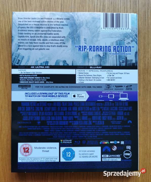 Star Trek Beyond 4K UHD Star Trek W Nieznane 2x Filmy Parzęczew