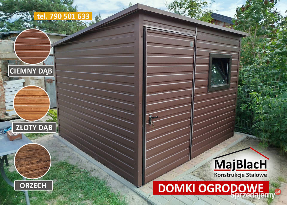GARAŻ BLASZANY DOMEK OGRODOWY SCHOWEK mazowieckie Płock