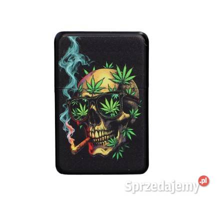 Zapalniczka Benzynowa Kolorowa Czaszka z Dymem Ostrowy nad Okszą