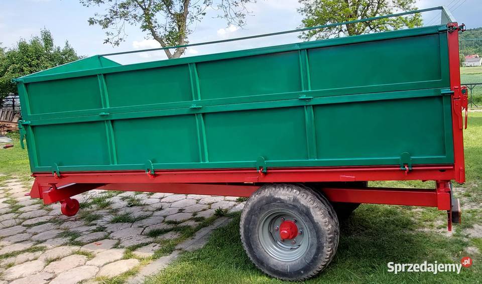 Przyczepa jednoosiowa wywrotka 3 strony Pilica