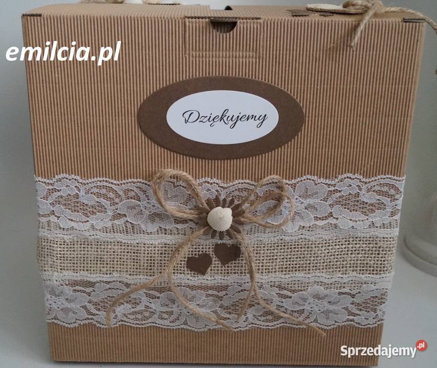 Duże Pudełko na koperty Skarbonka kolor Biel Zielona Góra sprzedam