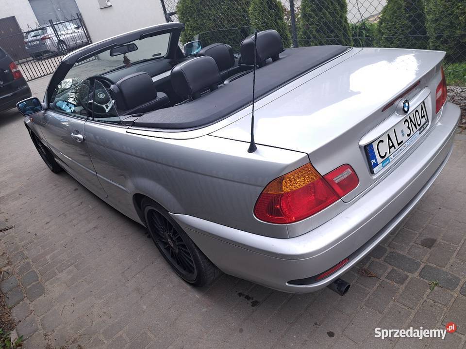 Bmw e46 cabrio 20i 2006r zadbana zamiana możliwa zamiana Wójcin