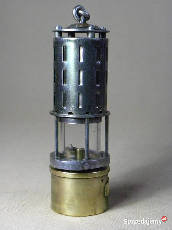 Polska górnicza lampa benzynowa Elektometal Legnica sprzedam