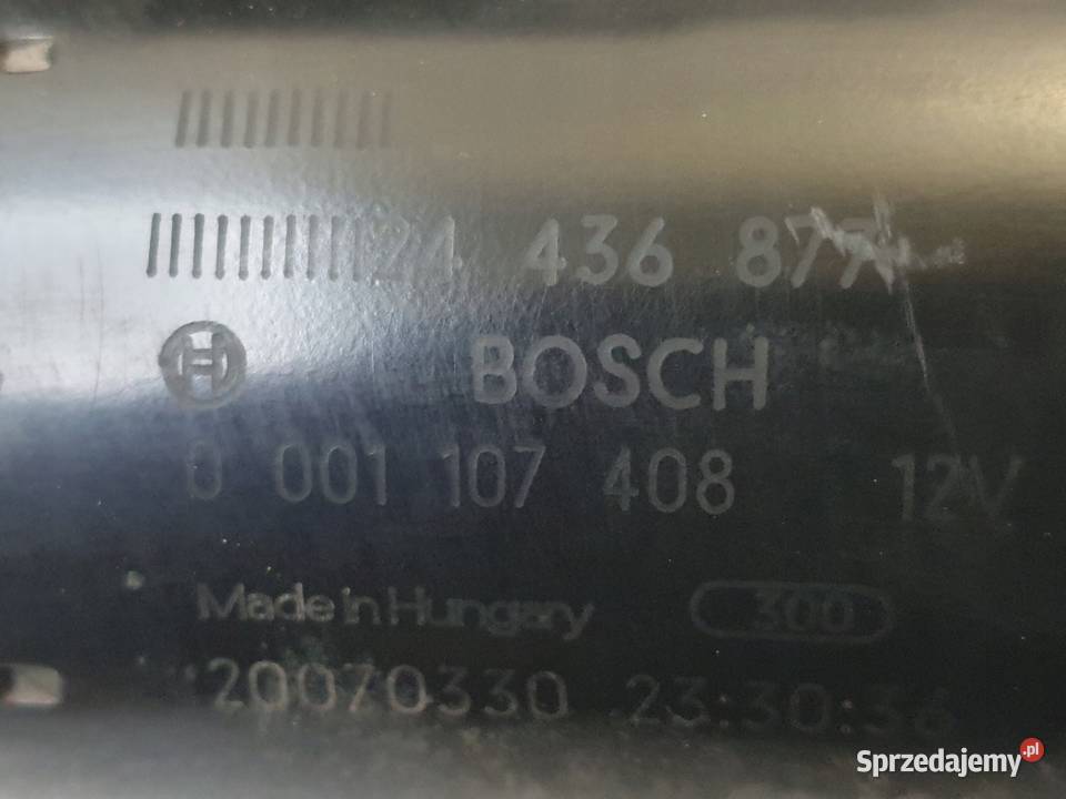 ROZRUSZNIK Opel Corsa D 12 14 16V 0001107408 lubelskie Chełm