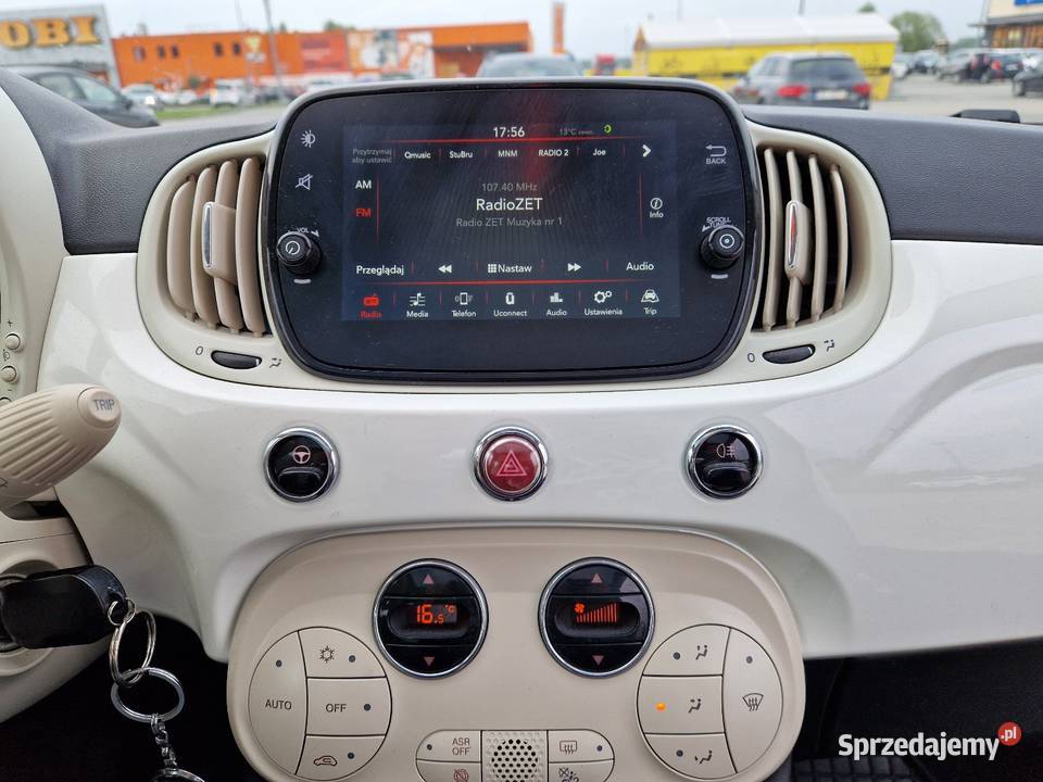 Fiat 500 12 Benzyna Lounge centralny zamek Krosno sprzedam