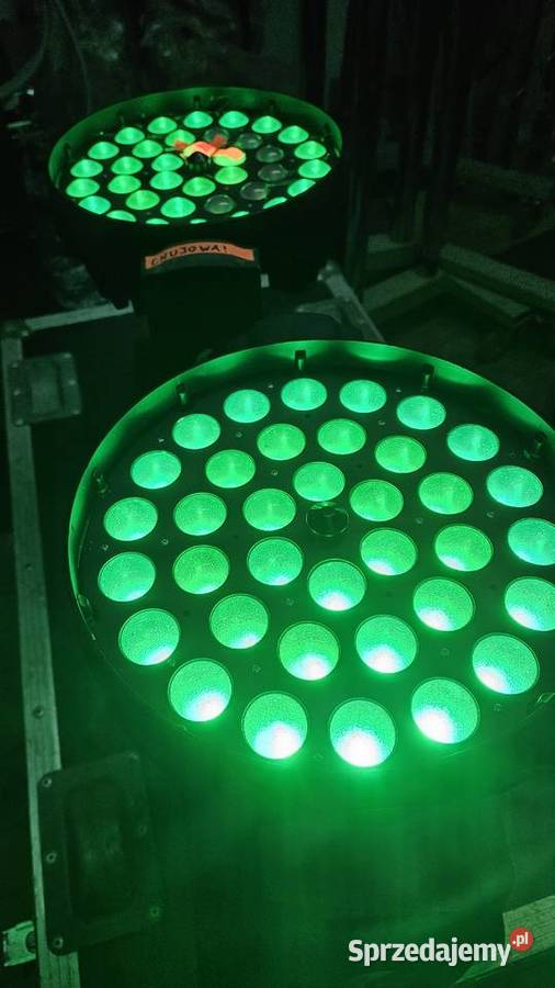 4x PG LED wash 36 X 18W 6in1 Rgbwauv case zachodniopomorskie Kołobrzeg