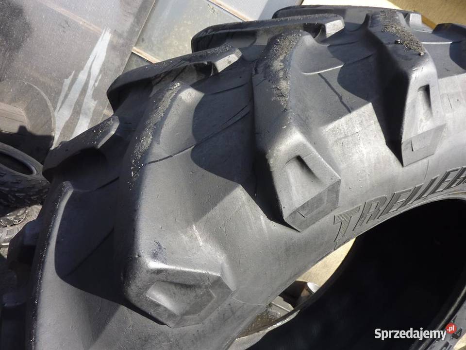 2x Opona używana rolnicza 58070R42 TRELLEBORG 42cale Zaścianki