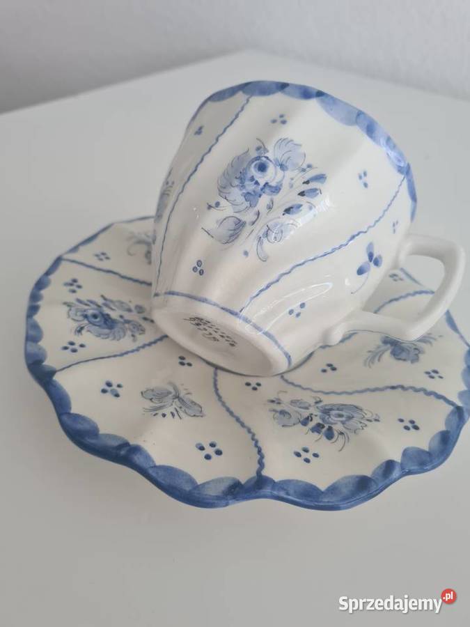 Kirsch Keramik duża filiżanka z podstawką sprzedam