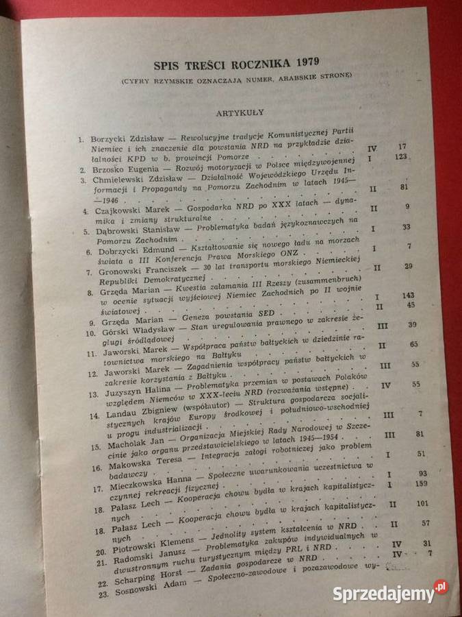 3189 Przegląd Zachodniopomorski Rocznik XXIV zachodniopomorskie Szczecin