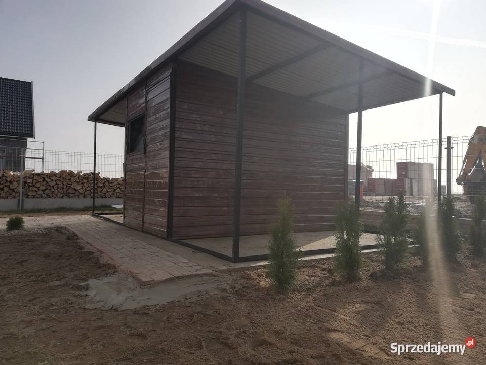 OCYNKOWANY Garaż Blaszak Magazyn Garaże Blaszane Sprzedaż Brzeg