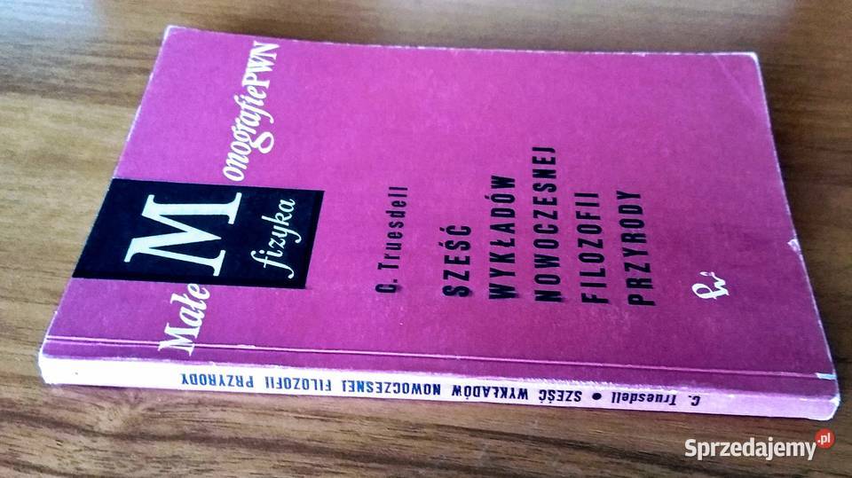 Sześć wykładów nowoczesnej filozofii przyrody C fizyka Gdańsk