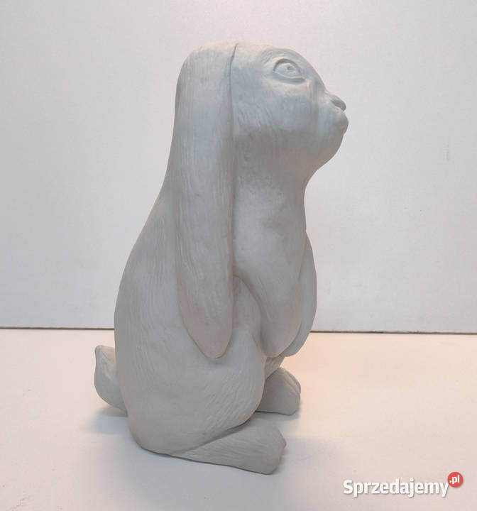 Duży Zając WIELKANOCNY wys29 figura rzeźba kolor Radom