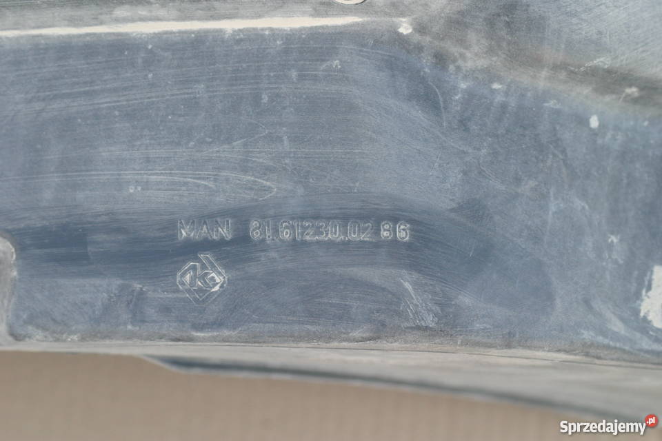MAN TGA TGS NADKOLE LEWE PRZEDNIE 81612300286 Bieleń